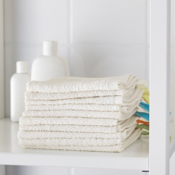 IKEA KRAMA Washcloth, white 12x12 " - Picture 10 of 15